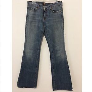 7 for all Mankind Flare Denim Jeans 31 EUC
